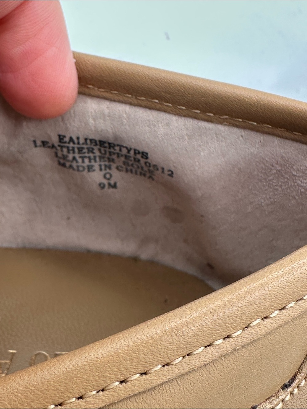Enzo Angiolini tan leather flats Size 9 - Picture 4 of 5